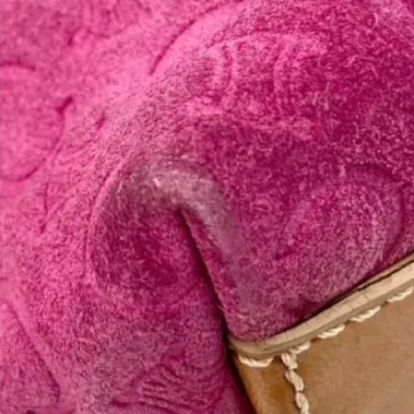 Pink Celine Suede Bag - Picture 12 of 12